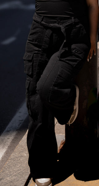 The Indy Tie-Waist Cargo Pants